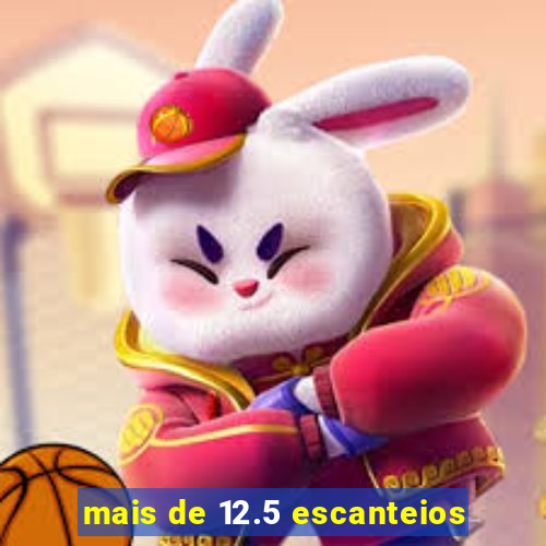 mais de 12.5 escanteios